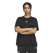 アディダス（adidas）（レディース）シーズナル スポーツウェア ルーズフィット ピケ テロ 半袖Tシャツ JSY12-IM8723