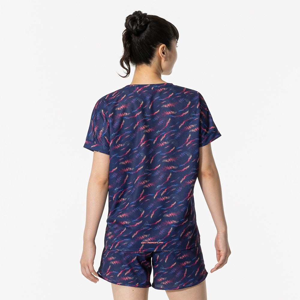 ミズノ（MIZUNO）（レディース）ドライエアロ フローTシャツ 32MAB31013