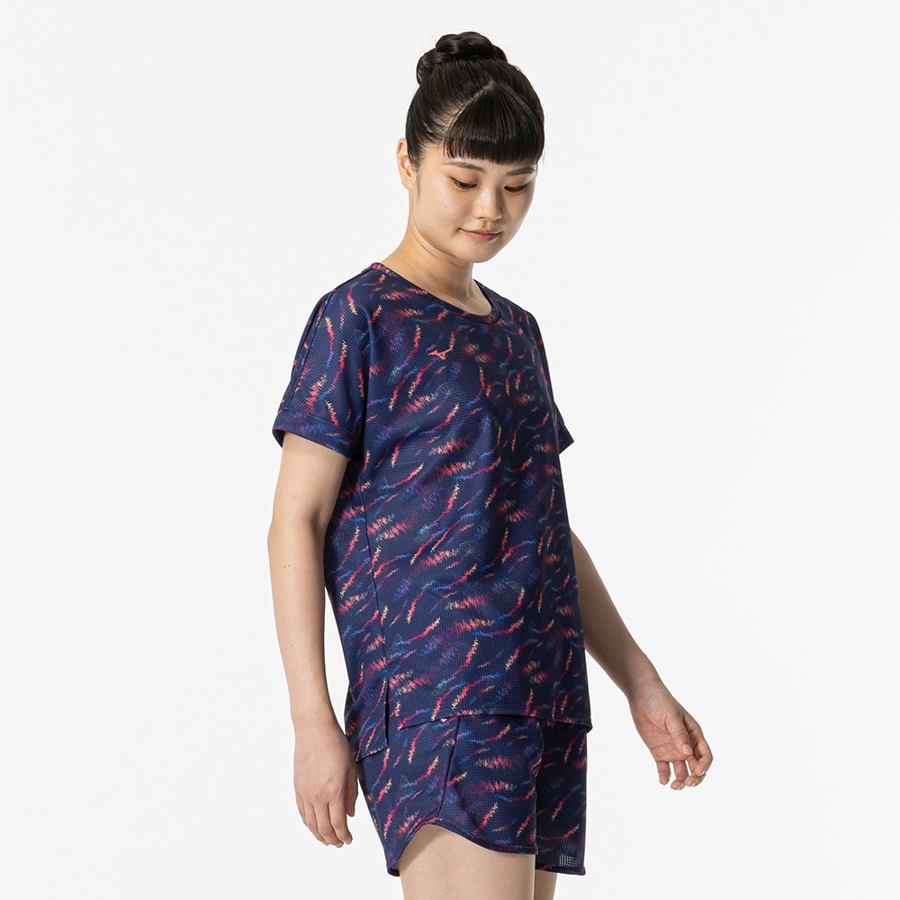 ミズノ（MIZUNO）（レディース）ドライエアロ フローTシャツ 32MAB31013