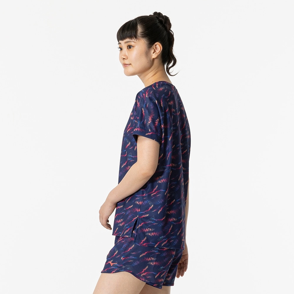 ミズノ（MIZUNO）（レディース）ドライエアロ フローTシャツ 32MAB31013
