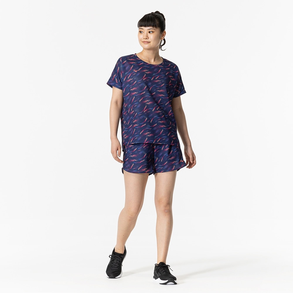 ミズノ（MIZUNO）（レディース）ドライエアロ フローTシャツ 32MAB31013