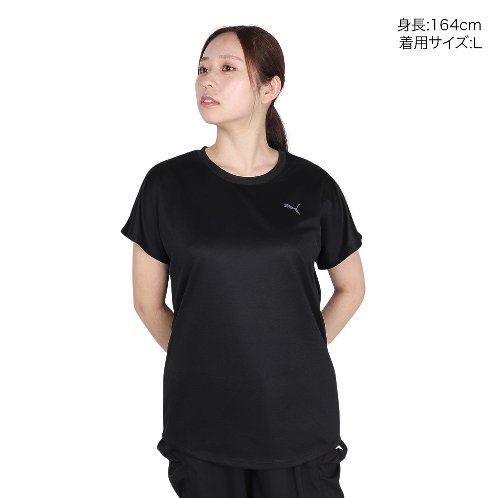 プーマ（PUMA）（レディース）ESS キャット CHM 半袖Tシャツ 686921 01 BLK