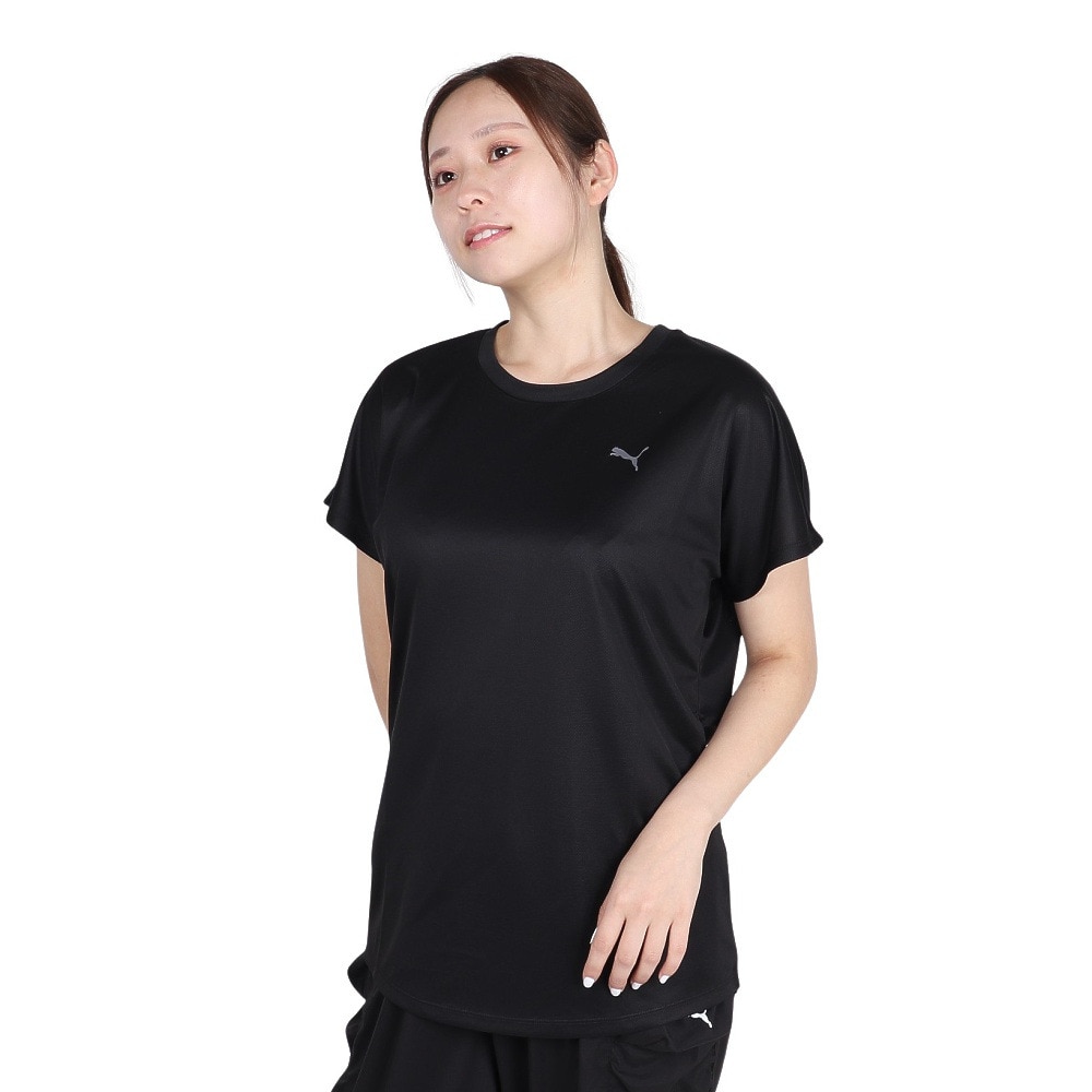 プーマ（PUMA）（レディース）ESS キャット CHM 半袖Tシャツ 686921 01 BLK