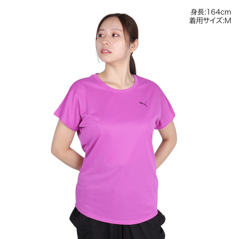 プーマ（PUMA）（レディース）ESS キャット CHM 半袖Tシャツ 686921 88 MGT