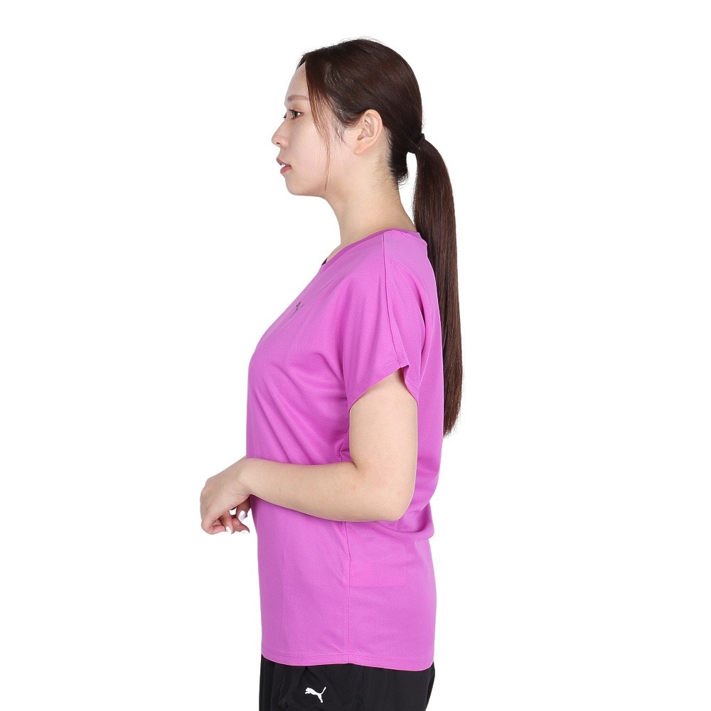 プーマ（PUMA）（レディース）ESS キャット CHM 半袖Tシャツ 686921 88 MGT