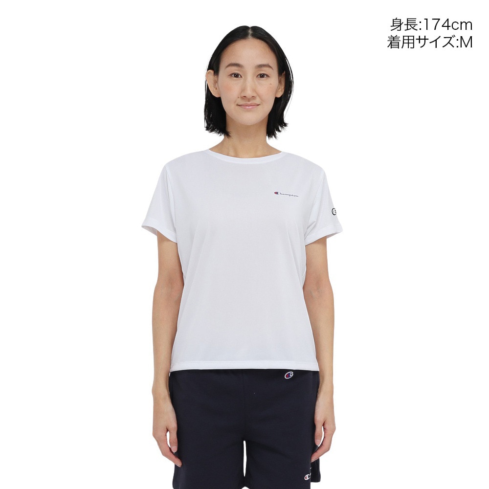 チャンピオン（CHAMPION）（レディース）C VAPPER 半袖Tシャツ 防臭 CW-BS301 010