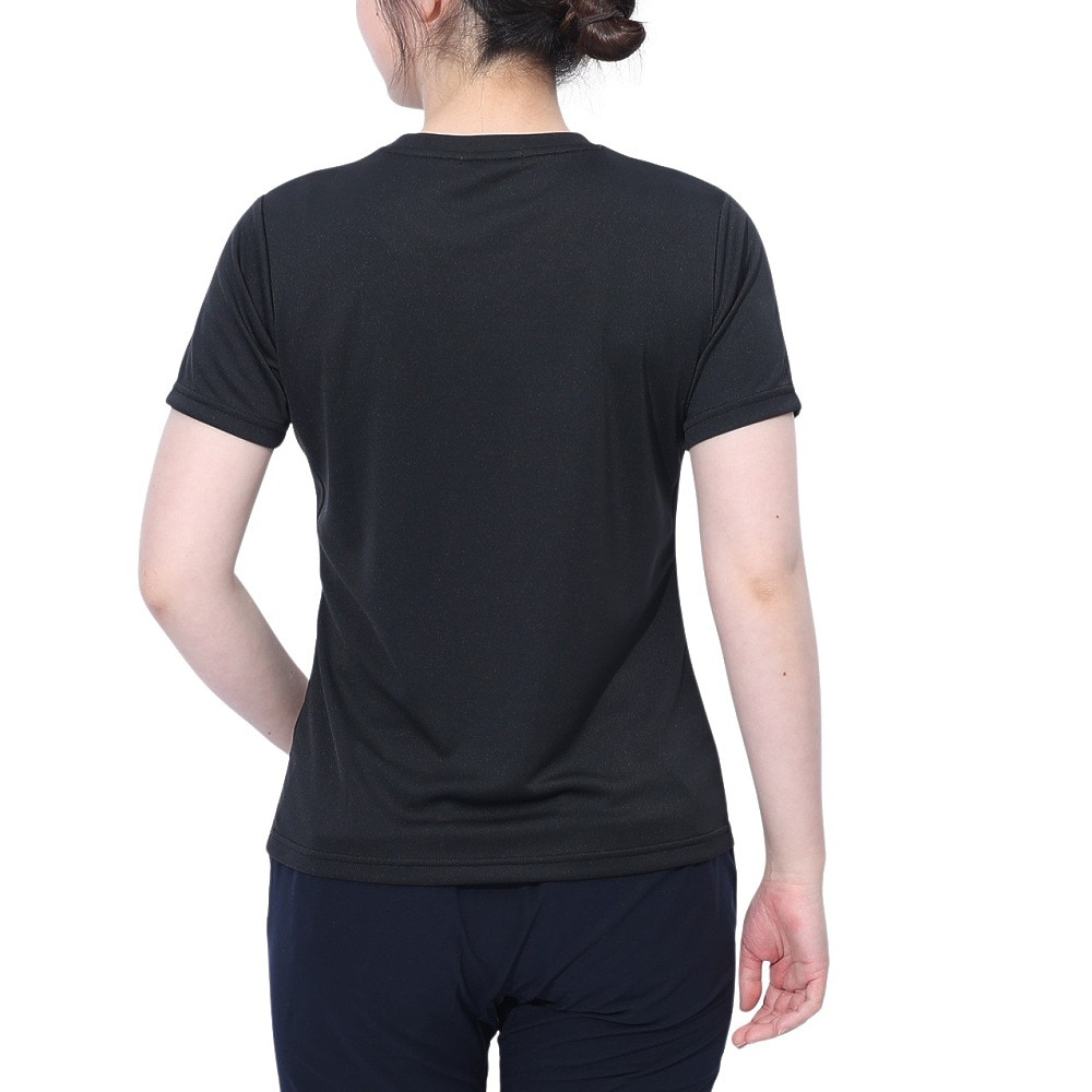 ルコックスポルティフ（lecoqsportif）（レディース）エコペット 半袖Tシャツ LT5SHTZ1L BK00