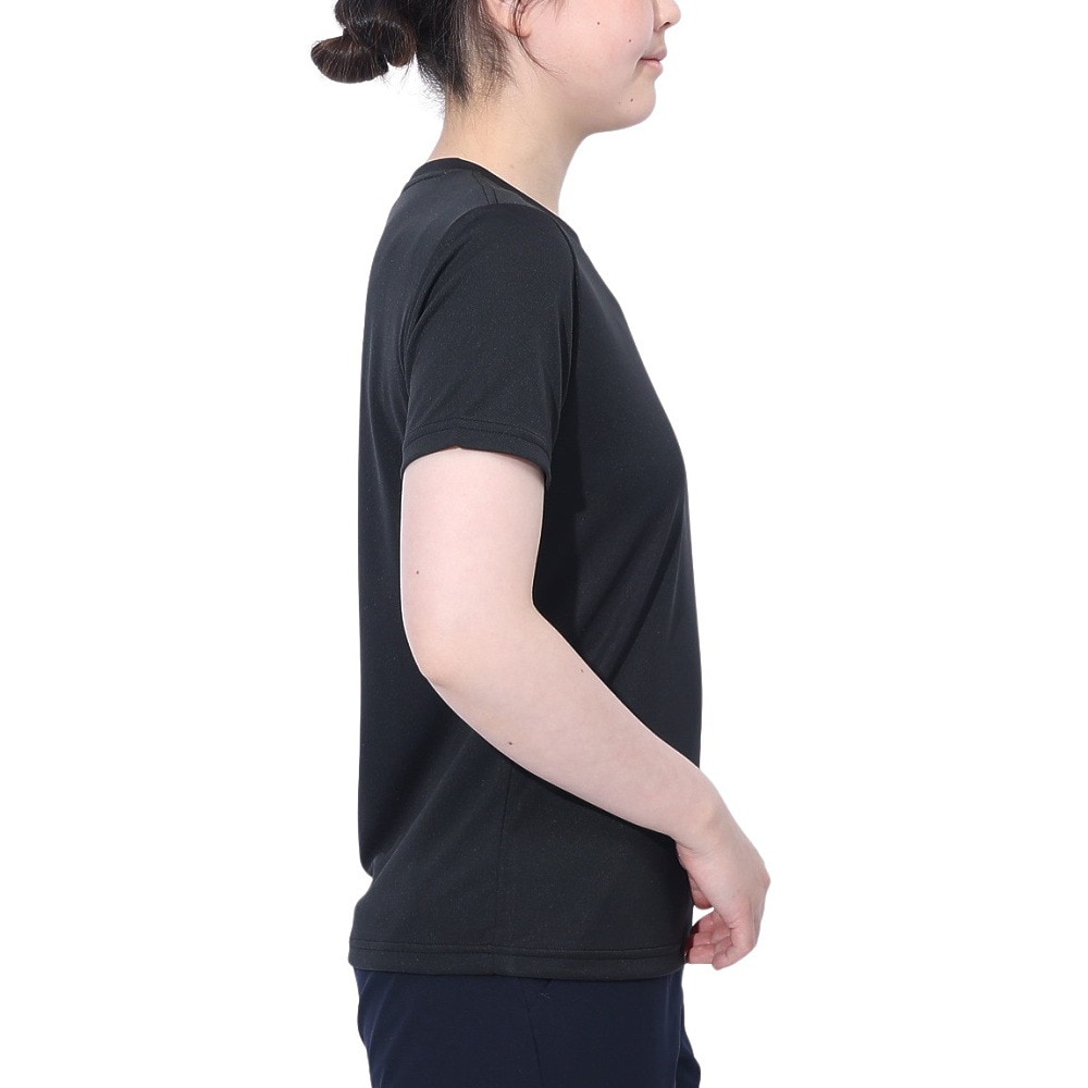ルコックスポルティフ（lecoqsportif）（レディース）エコペット 半袖Tシャツ LT5SHTZ1L BK00