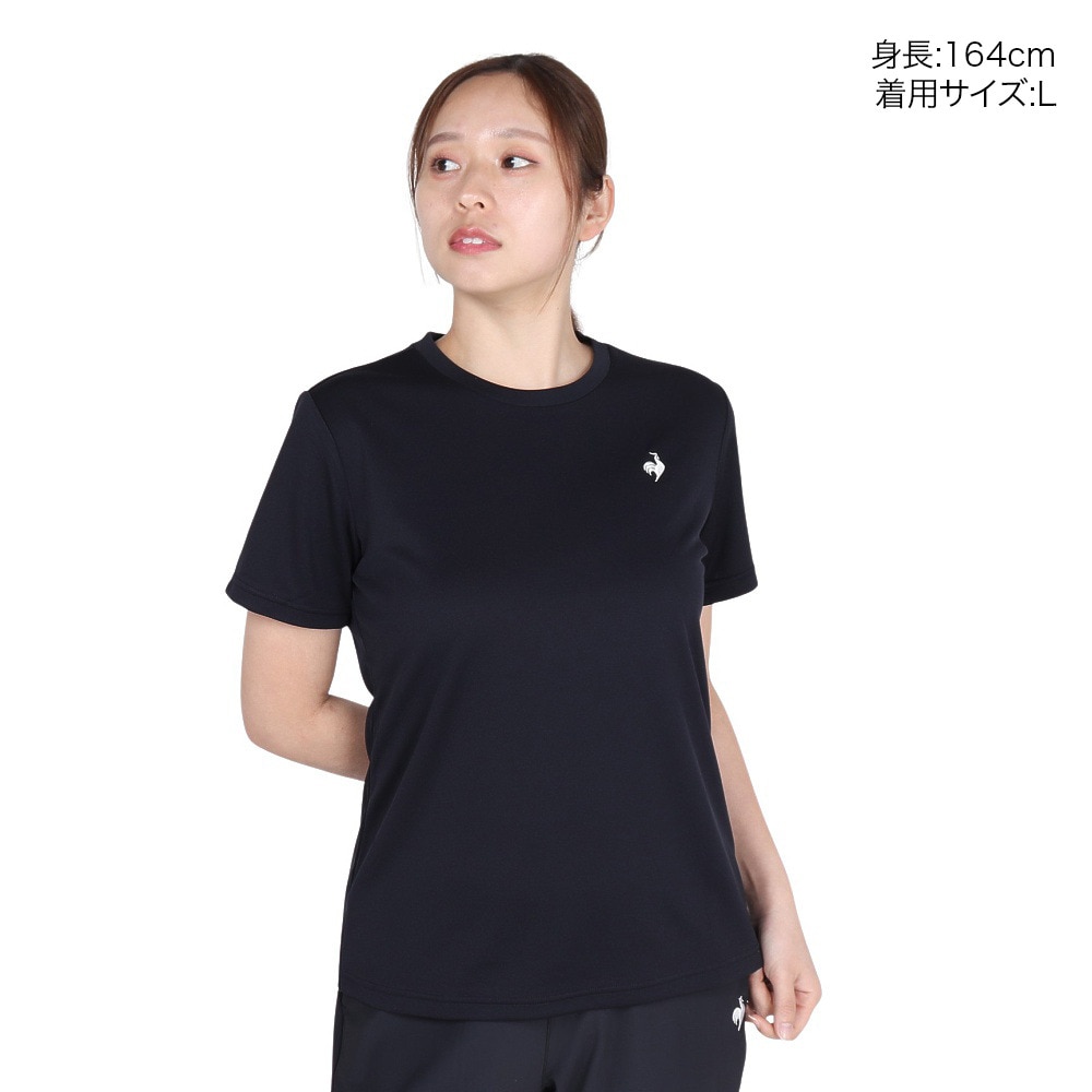 ルコックスポルティフ（lecoqsportif）（レディース）エコペット 半袖シャツ LT5SHTZ1L NV00