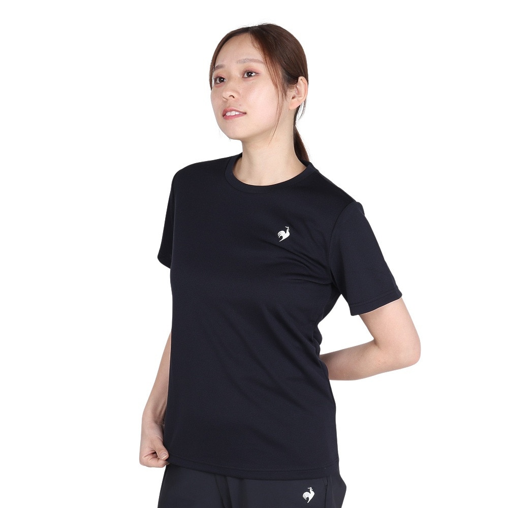 ルコックスポルティフ（lecoqsportif）（レディース）エコペット 半袖シャツ LT5SHTZ1L NV00