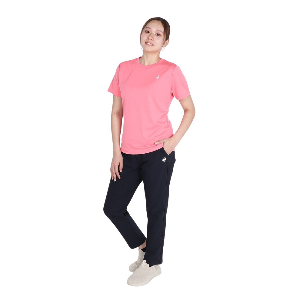 ルコックスポルティフ（lecoqsportif）（レディース）エコペット 半袖Tシャツ LT5SHTZ1L PK00