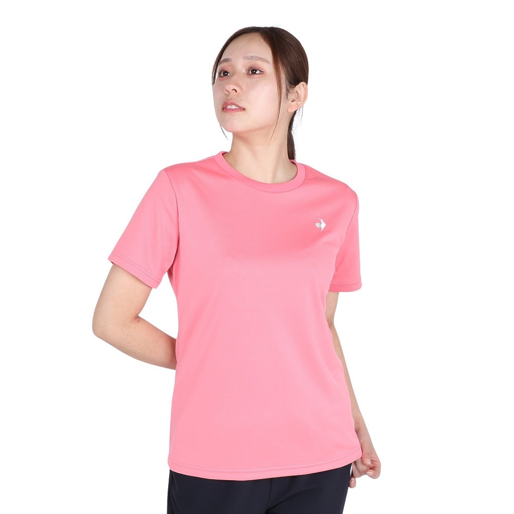 ルコックスポルティフ（lecoqsportif）（レディース）エコペット 半袖Tシャツ LT5SHTZ1L PK00