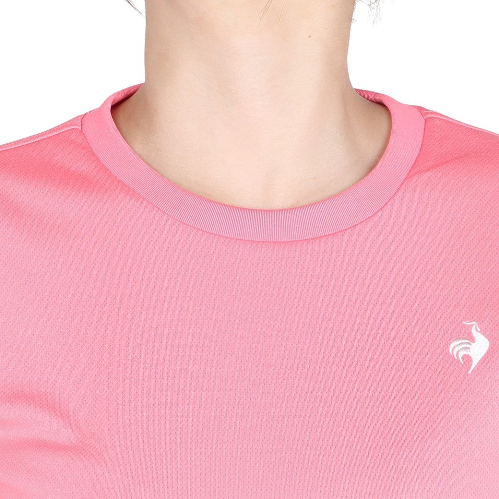 ルコックスポルティフ（lecoqsportif）（レディース）エコペット 半袖Tシャツ LT5SHTZ1L PK00