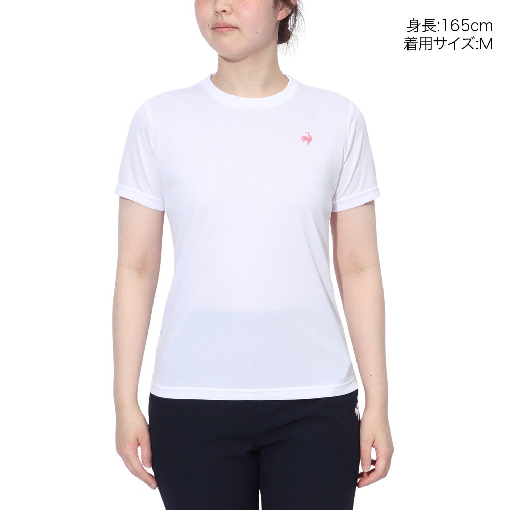 ルコックスポルティフ（lecoqsportif）（レディース）エコペット 半袖シャツ LT5SHTZ1L WH00