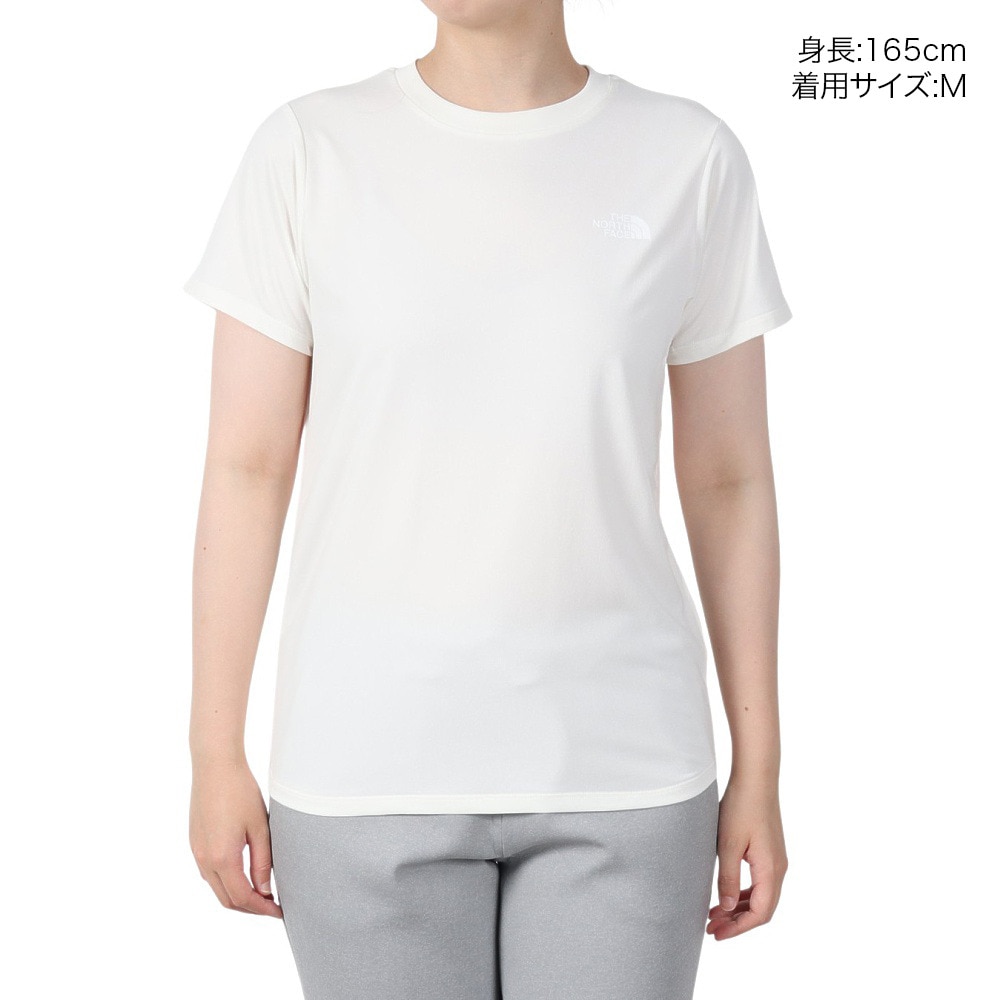 ザ・ノース・フェイス（THE NORTH FACE）（レディース）半袖 ワンポイントロゴ ティーシャツ NTW32588 GS