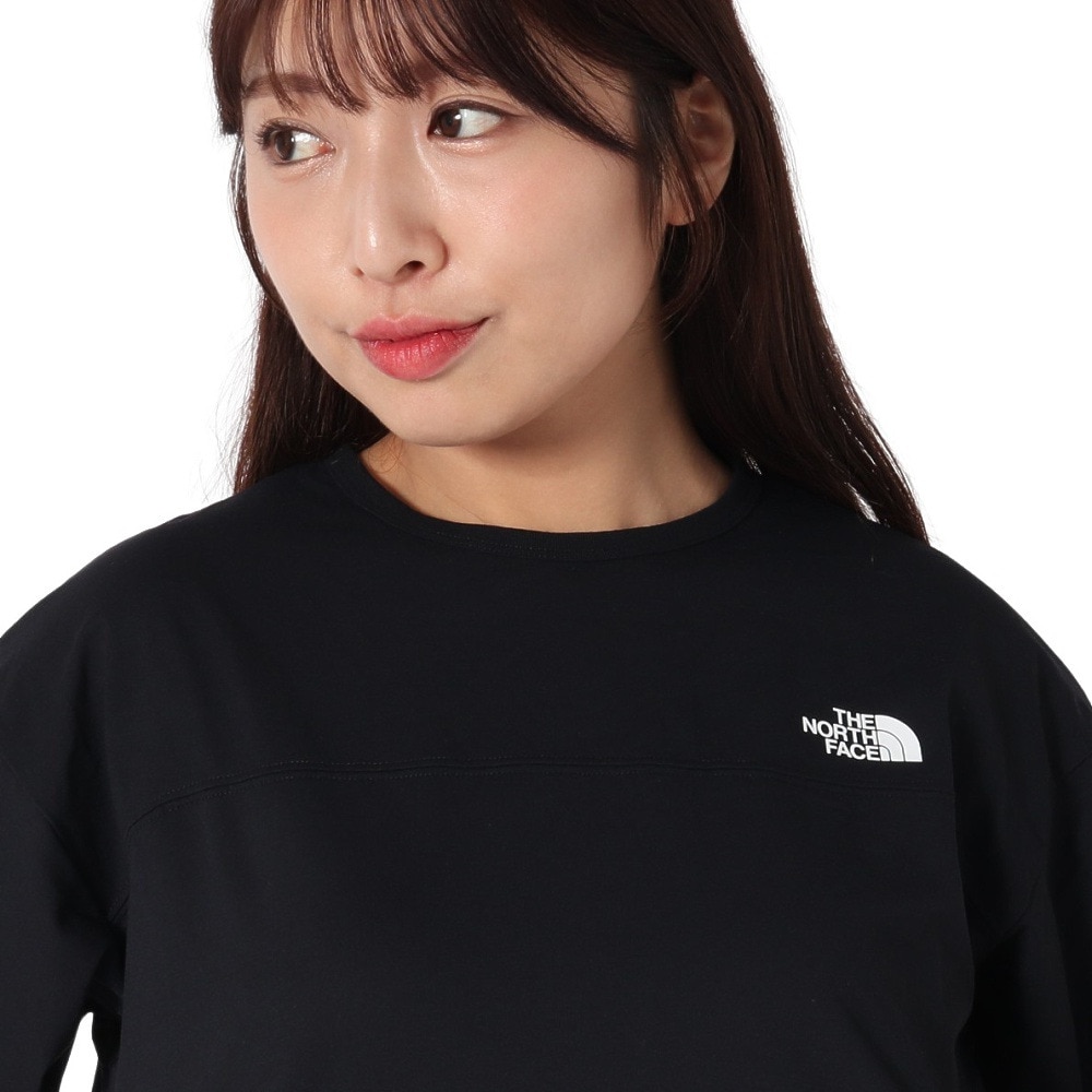 ザ・ノース・フェイス（THE NORTH FACE）（レディース）半袖 ES ワイドTシャツ NTW32597 K