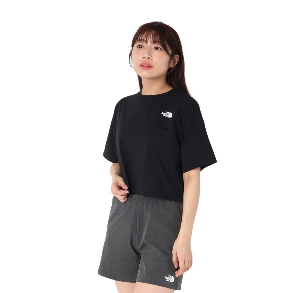 ザ・ノース・フェイス（THE NORTH FACE）（レディース）半袖 ES ワイドTシャツ NTW32597 K