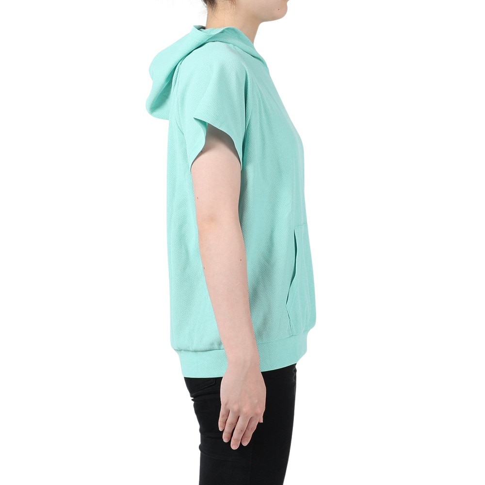 ルコックスポルティフ（lecoqsportif）（レディース）半袖Tシャツ レディース ヘランカ パーカー QMWVJA70XB BL