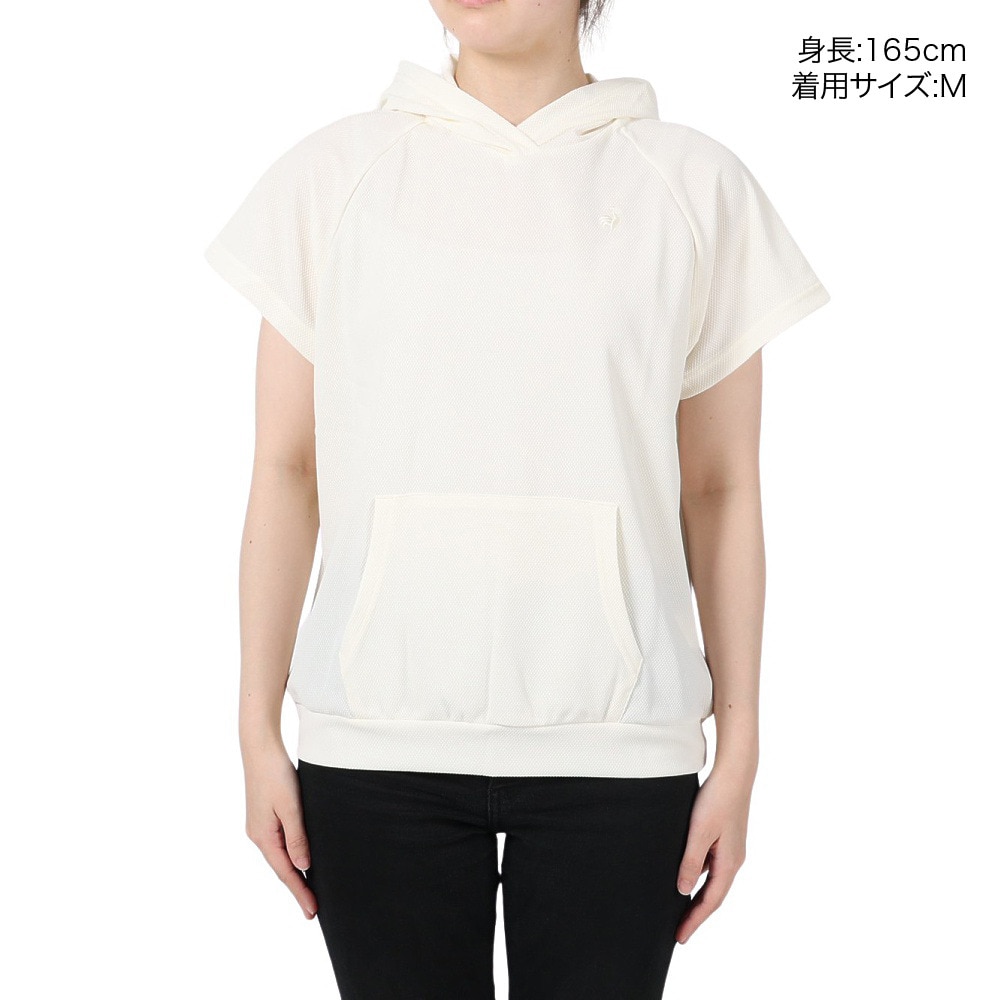 ルコックスポルティフ（lecoqsportif）（レディース）半袖Tシャツ レディース ヘランカ パーカー QMWVJA70XB WH