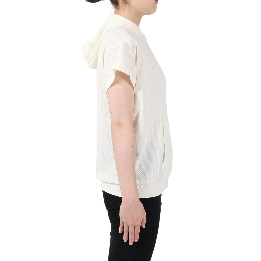 ルコックスポルティフ（lecoqsportif）（レディース）半袖Tシャツ レディース ヘランカ パーカー QMWVJA70XB WH