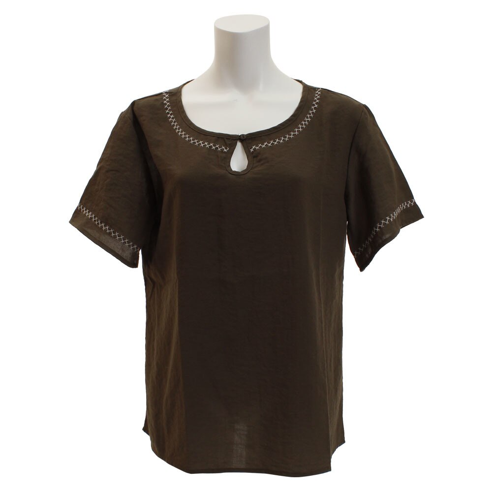  Tシャツ レディース 半袖 WOVEN SMOCK 864EK8CG5830OLV オンライン価格
