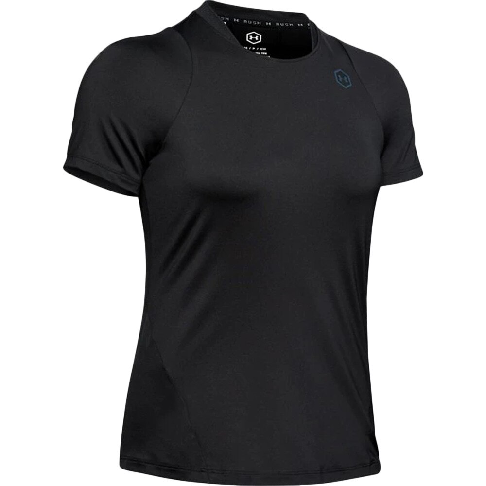  UAラッシュショートスリーブ 1332468 BLK/BLK AT
