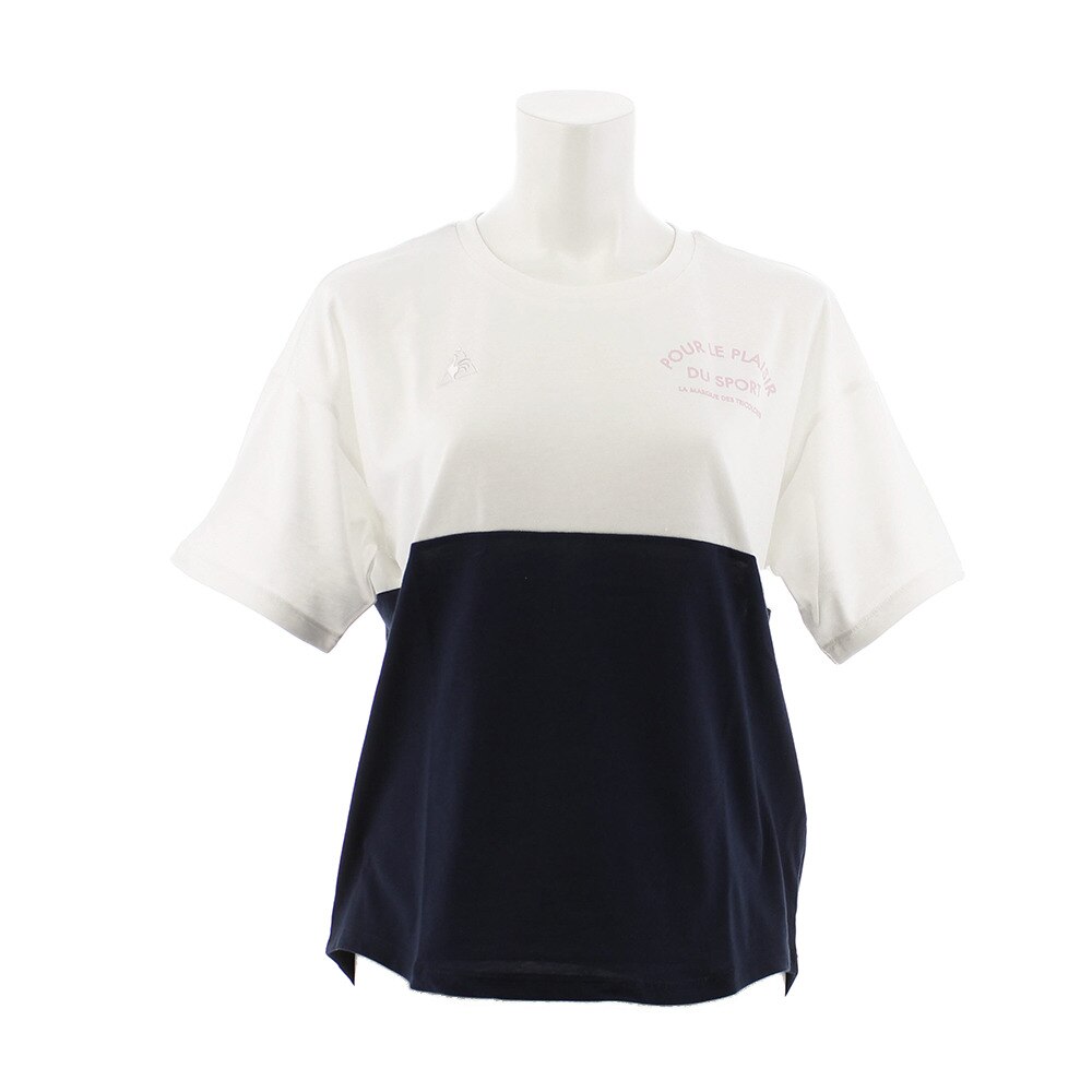  【多少の傷汚れありの為大奉仕】Tシャツ 半袖 ゆるTシャツ QMWNJA12XB WHT オンライン価格