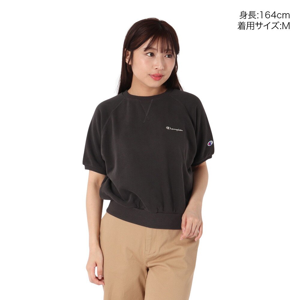チャンピオン-ヘリテイジ（CHAMPION-HERITAGE）（レディース）ショートスリーブスウェットシャツ CW-B005 055