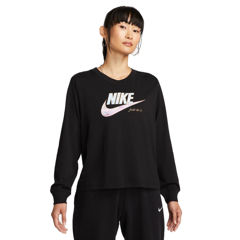 Tシャツ/カットソー(七分/長袖)☆NIKE ナイキ プリント ボックスロゴ 長袖Tシャツ Tシャツ/メンズ/S