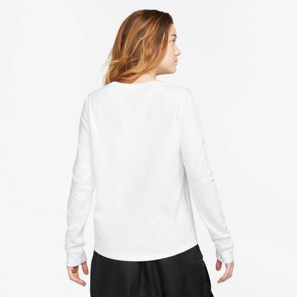 ナイキ（NIKE）（レディース）エッセンシャル ロングスリーブ ロゴ Tシャツ FJ0442-100