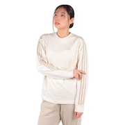 (レディース)エッセンシャルズ プラス 3ストライプ 長袖Tシャツ KVF78-JF1391