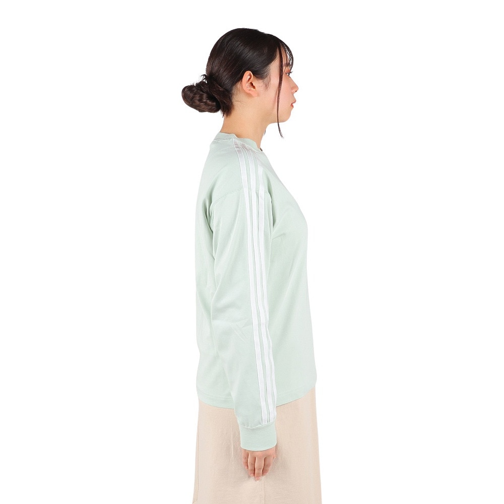 アディダス（adidas）（レディース）エッセンシャルズ プラス 3ストライプ 長袖Tシャツ KVF78-JF1393★★★