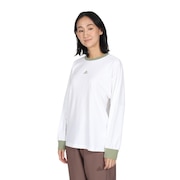 (レディース)ワーディング ルーズフィット シングルジャージー 長袖Tシャツ KTX53-JG5713
