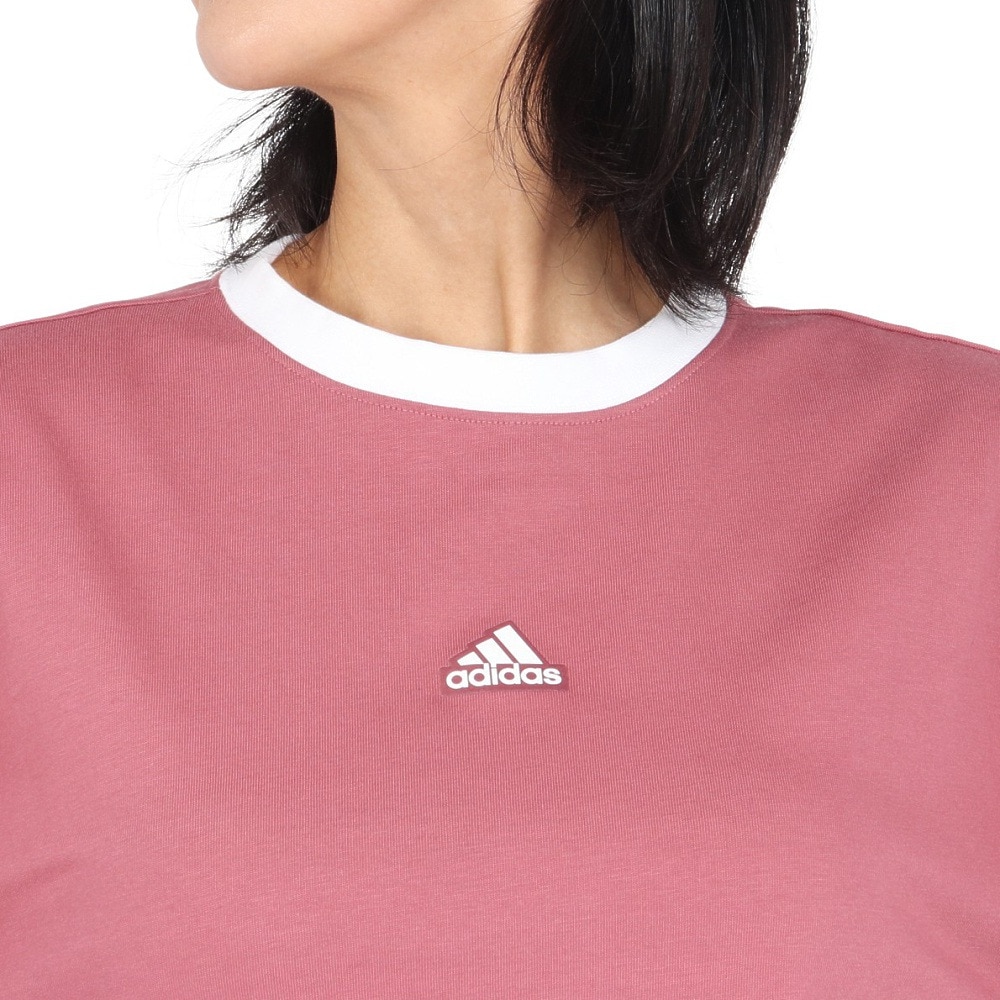アディダス（adidas）（レディース）ワーディング ルーズフィット シングルジャージー 長袖Tシャツ KTX53-JG5715
