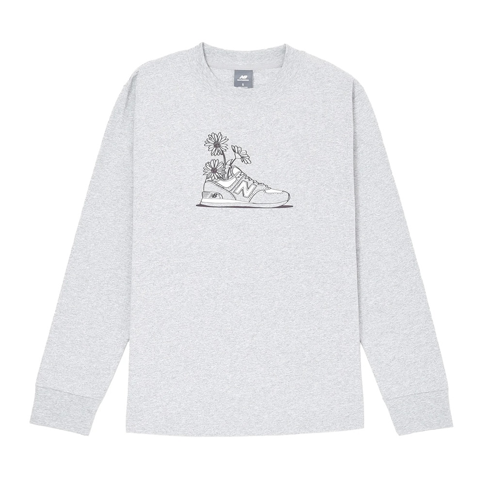 ニューバランス（new balance）（レディース）フラワーグラフィック 長袖Tシャツ WT43563AG