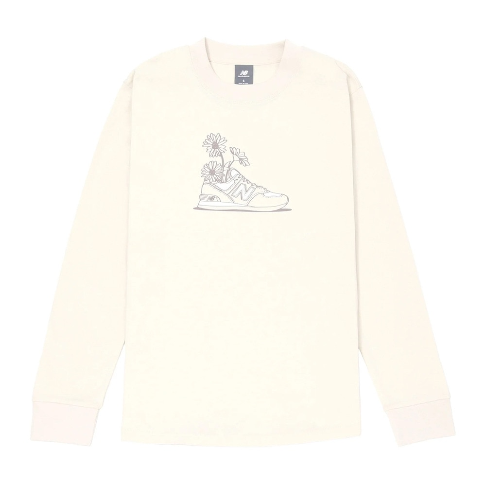 ニューバランス（new balance）（レディース）フラワーグラフィック 長袖Tシャツ WT43563LIN