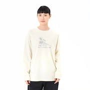 (レディース)フラワーグラフィック 長袖Tシャツ WT43563LIN