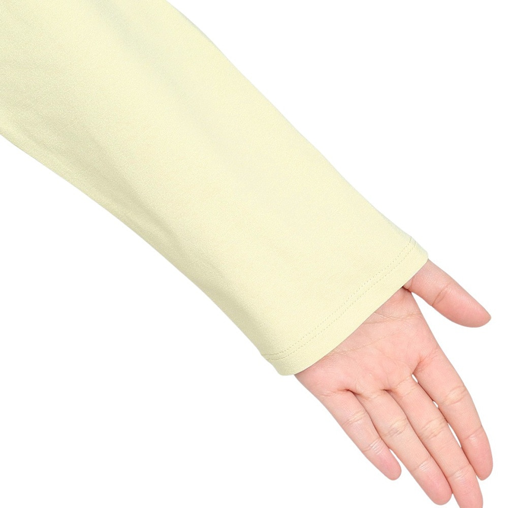 エックスガール（X-gir）（レディース）アスリート ロゴ 長袖Tシャツ 155251013005-LT YELLOW