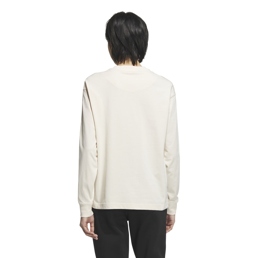 アディダス（adidas）（レディース）エッセンシャルズ プラス スリーストライプス 長袖Tシャツ JUP43-JW4497