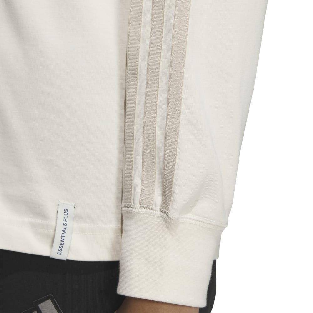 アディダス（adidas）（レディース）エッセンシャルズ プラス スリーストライプス 長袖Tシャツ JUP43-JW4497