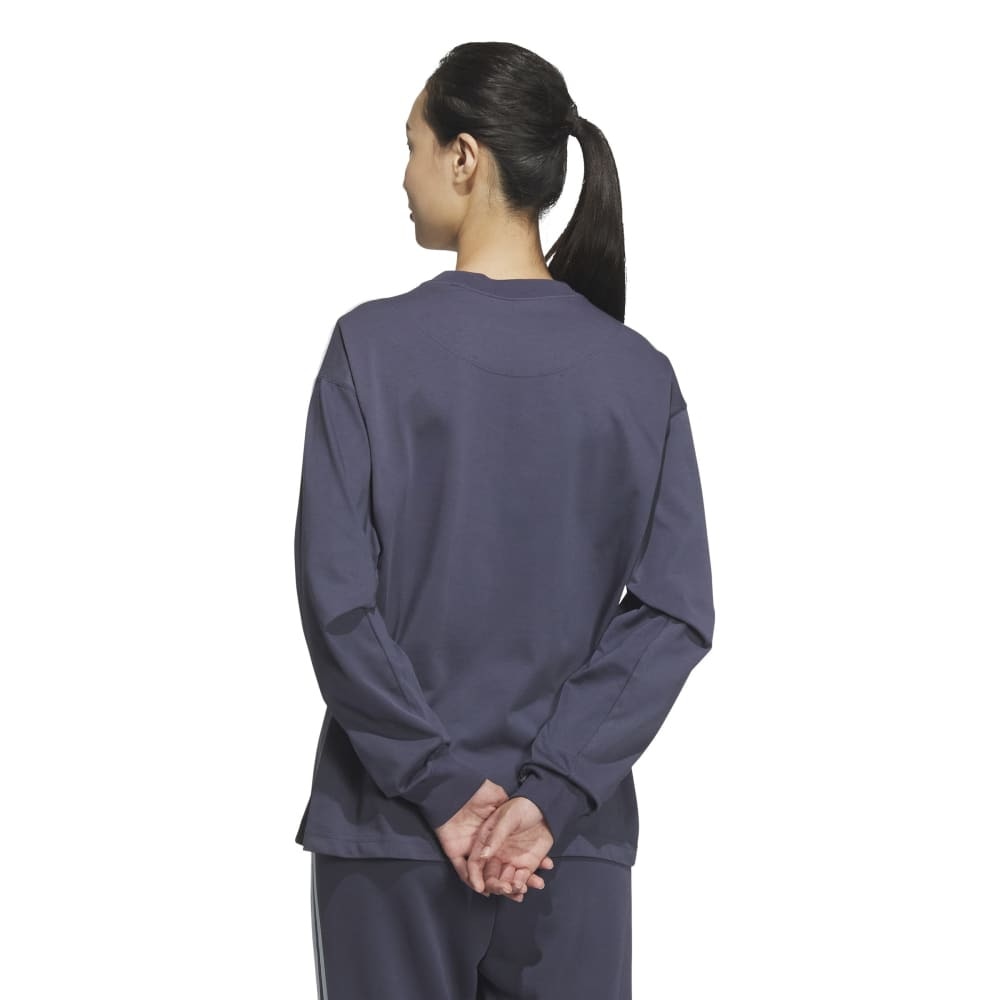アディダス（adidas）（レディース）エッセンシャルズ プラス スリーストライプス 長袖Tシャツ JUP43-JW4498