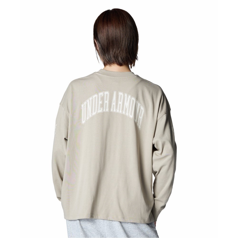 アンダーアーマー（UNDER ARMOUR）（レディース）ヘビーウエイト カレッジ ロングスリーブ Tシャツ 6007462 203