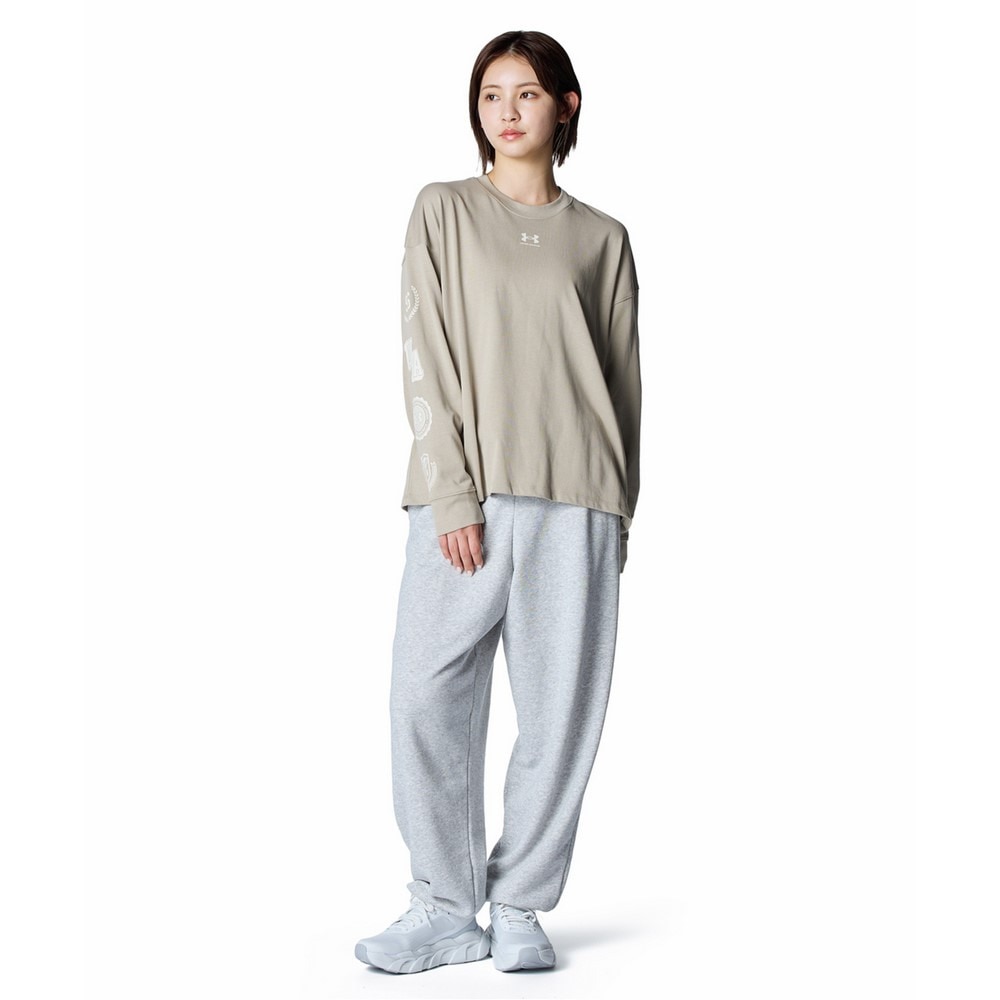 アンダーアーマー（UNDER ARMOUR）（レディース）ヘビーウエイト カレッジ ロングスリーブ Tシャツ 6007462 203