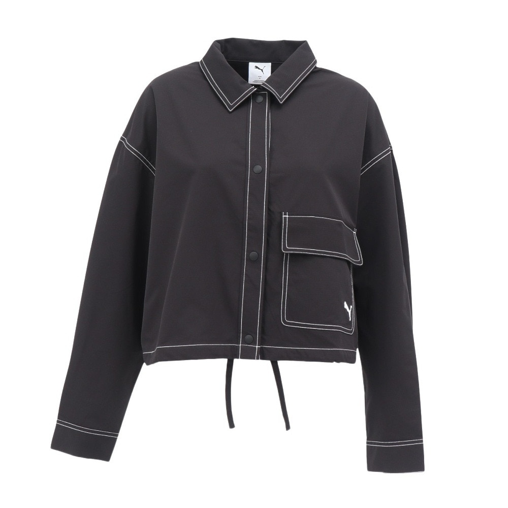 プーマ（PUMA）（レディース）AUTUMN ウーブン 長袖Tシャツ 690182 01 BLK