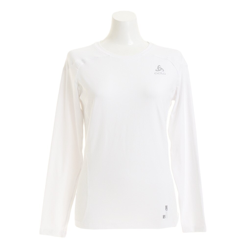  クルーネック長袖シャツ 350201 white オンライン価格