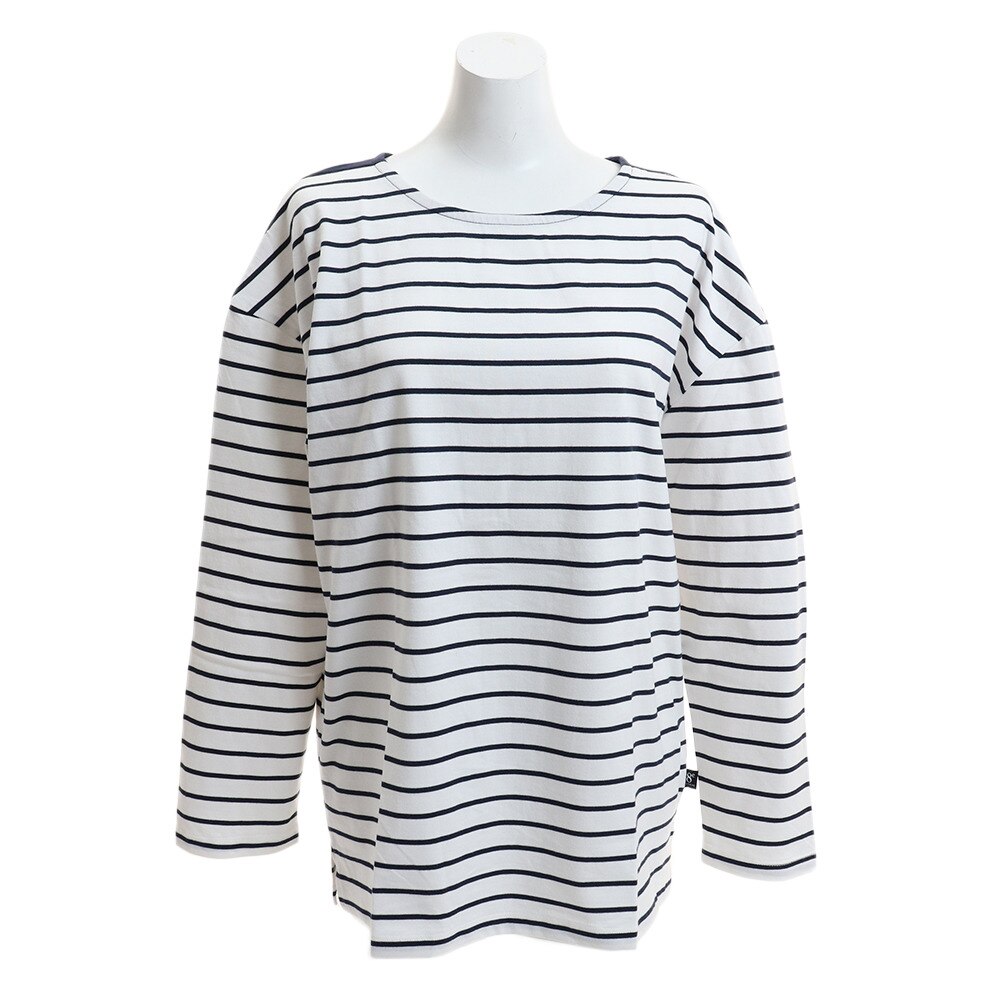 Tシャツ レディース 長袖 BORDER HU19F02CD864333WHT オンライン価格