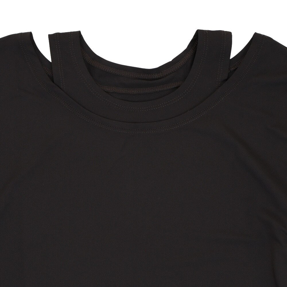 パフォーマンスギア（PG）（レディース）モックレイヤー 長袖Tシャツ 864PG1DSK2039 BLK