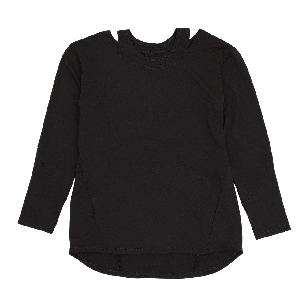 パフォーマンスギア（PG）（レディース）モックレイヤー 長袖Tシャツ 864PG1DSK2039 BLK