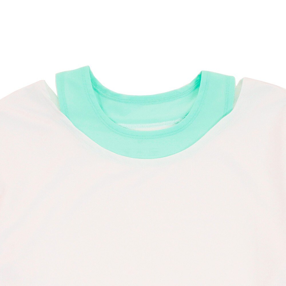 PG（レディース）長袖Tシャツ レディース MOCK LAYER  864PG1DSK2039 WHT