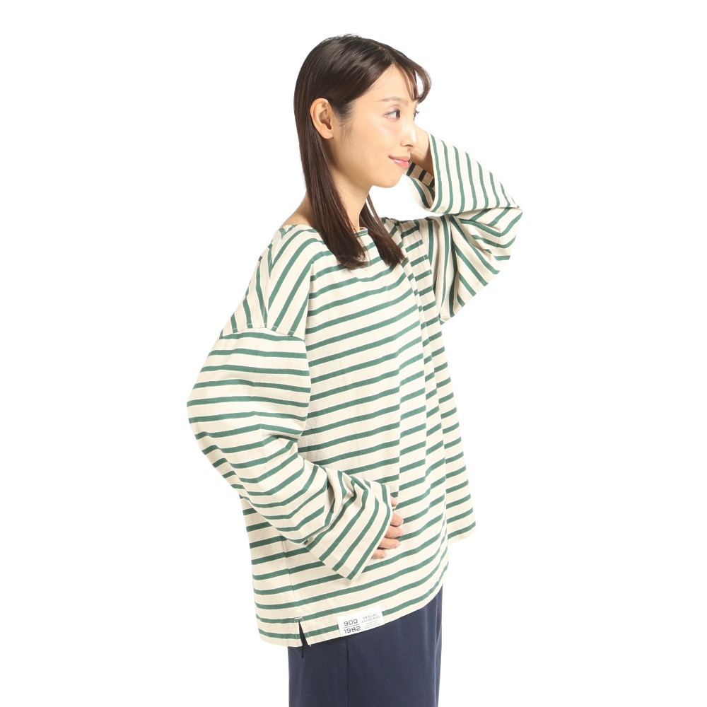 ニューバランス（new balance）（レディース）長袖Tシャツ レディース 900 ストライプ AWT25071TWF